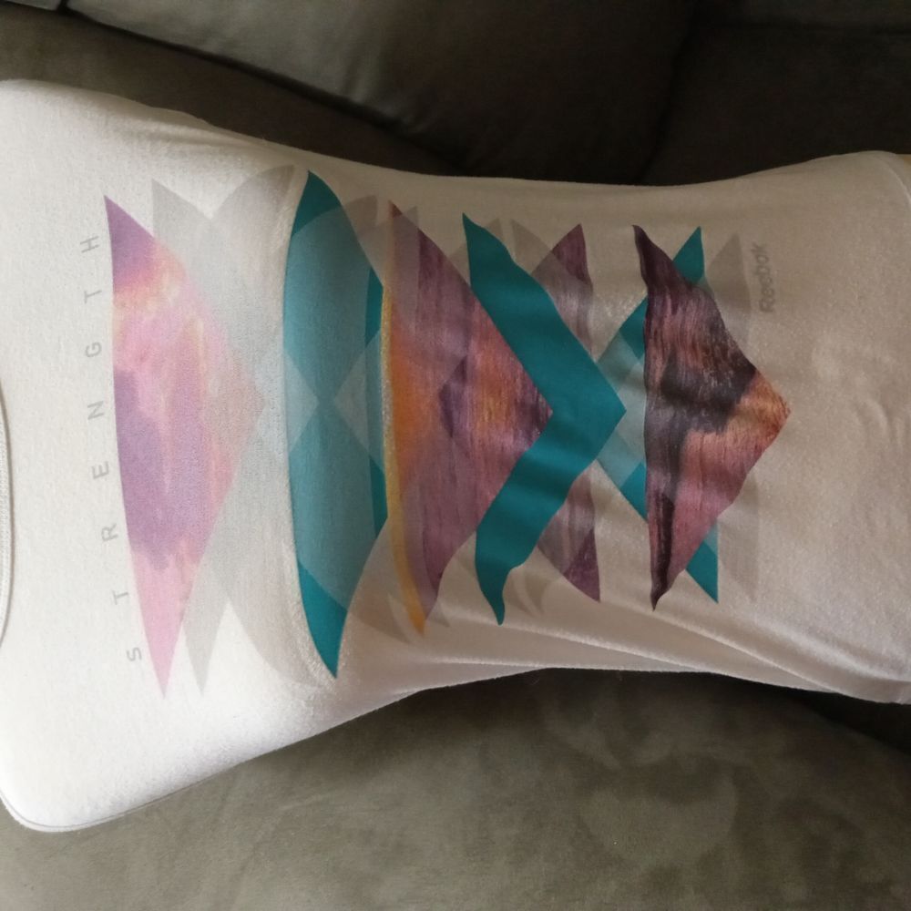 Reebok Strength Tank Top with Colorful Geometric Pattern
